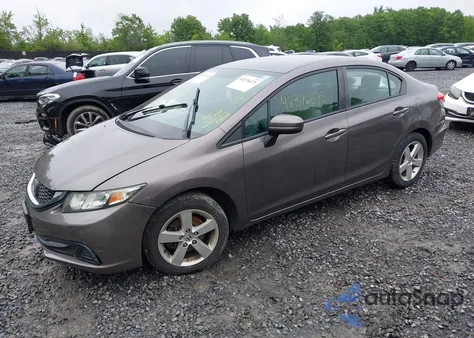 2014 Honda Civic Lx из США, поврежденный, VIN 19XFB2F52EE243892